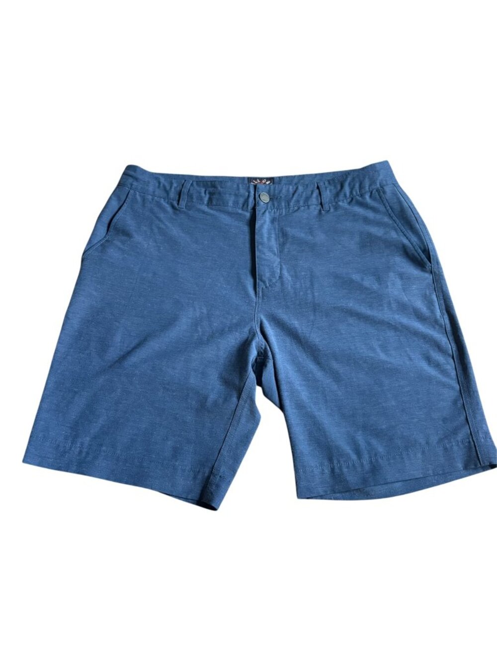 Faherty All Day Shorts Blue Men’s Size 35 Stretch Casual Flat Front